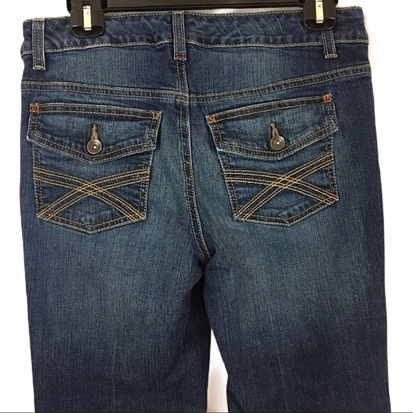Tommy Hilfiger Freedom Boot Cut Denim Dark Blue Wash Jeans size 6R - Picture 4 of 5